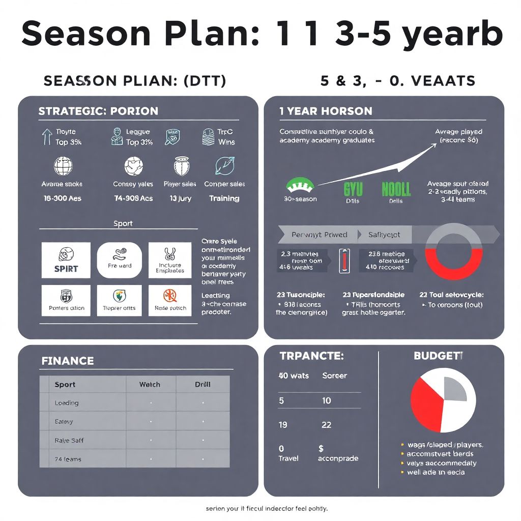 Как клубы планируют сезон: стратегии на год и пятилетнюю перспективу