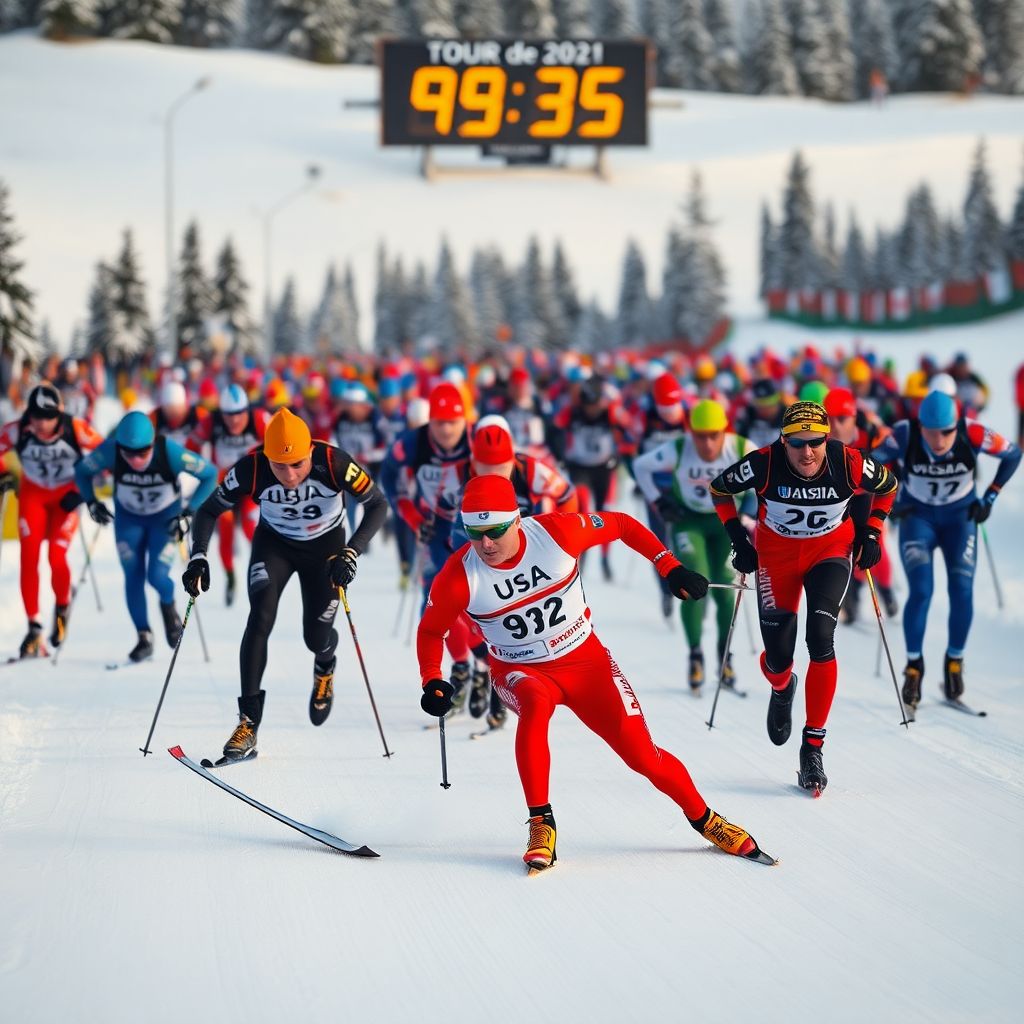 Коростелев и новый формат «Тур де Ски»: падение в хит масс-старте 5 км