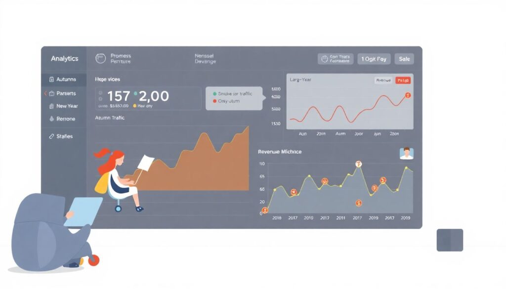 Сравнение сезонов: текущий и прошлый год - иллюстрация