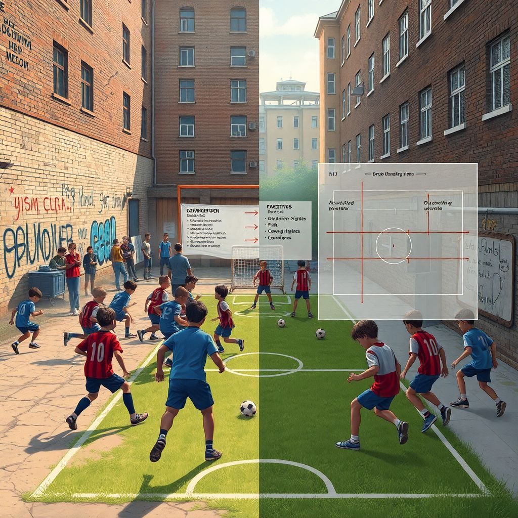 Эволюция футбольной тактики: путь от дворового футбола к современному клубу