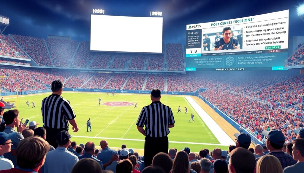 Обзоры видеоповторов и их влияние на решения судей - иллюстрация