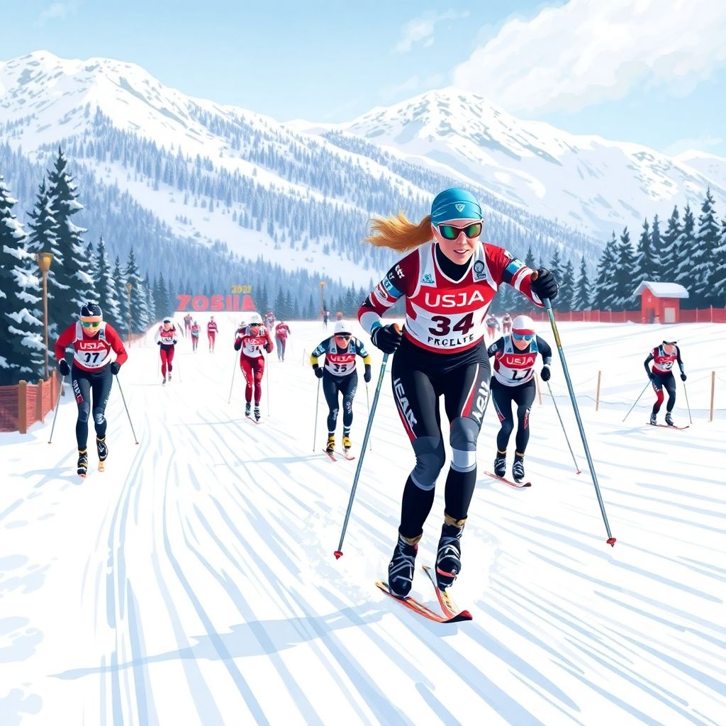 Тур де Ски: Непряева снова мимо топ-15 — не хватило финишного рывка