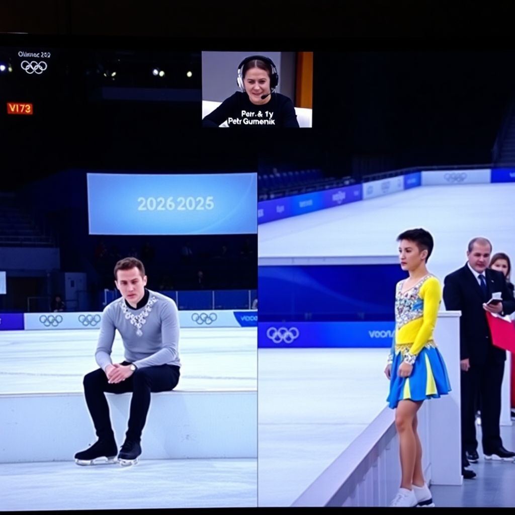 Скандал на Олимпиаде‑2026: украинская комментаторша против кадра Гуменник — Марсак