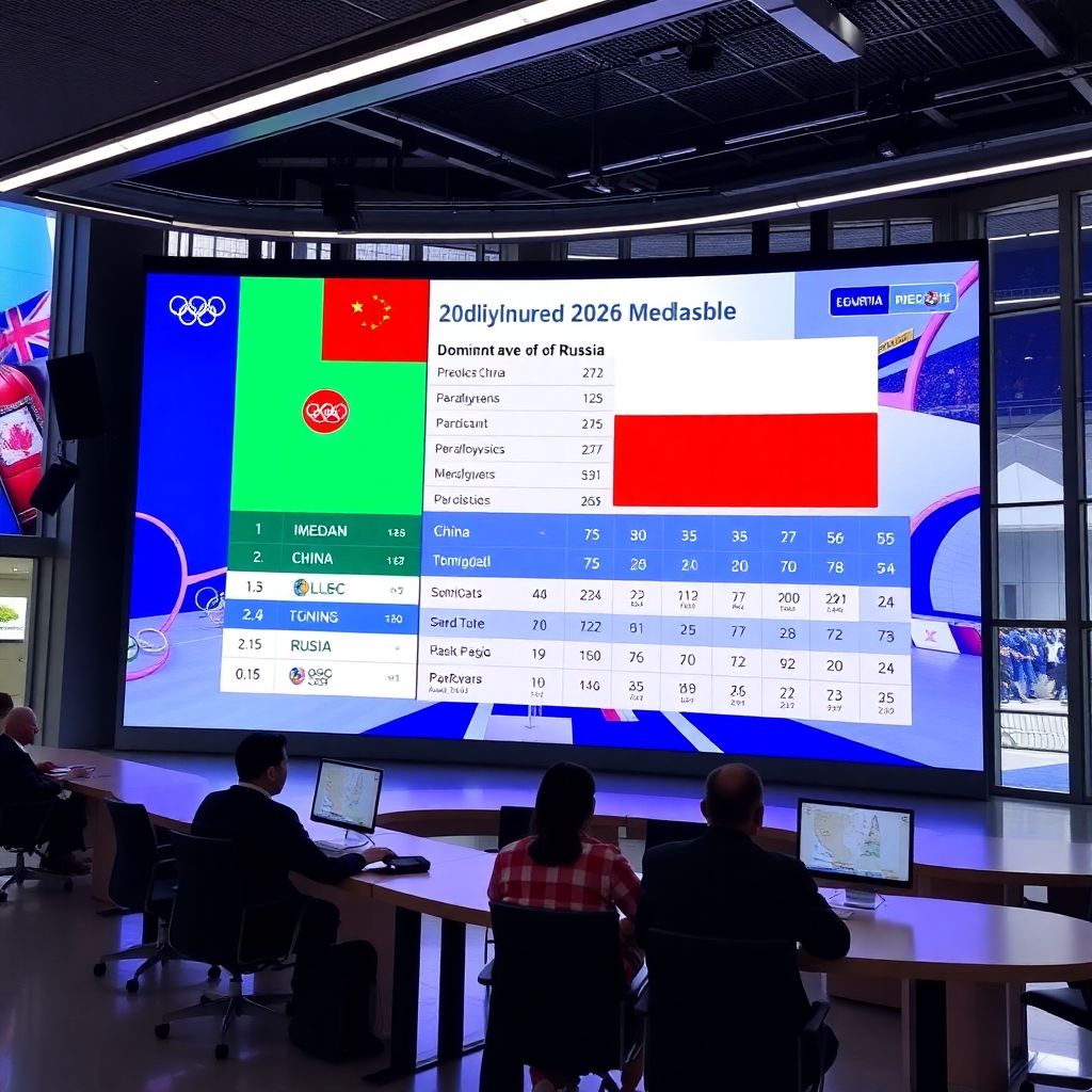 Медальный зачет Паралимпиады‑2026: Россия на 6‑м месте в таблице 13 марта